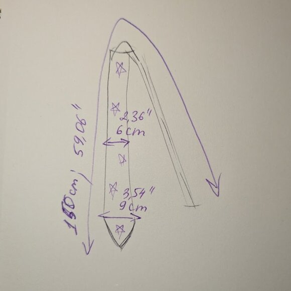 Boulevard Club 100% Silk Christmas Tie Red Star Print Unisex Holiday Accessory - Picture 8 of 8